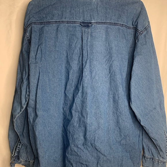 Vintage Denim Christmas Button Up - Picture 2 of 6